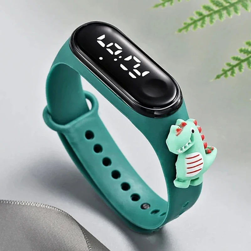 Children Electronic Watch Cartoon Doll Digital Smart Touch Screen Kids Led Watch for Boys Girls Student Waterproof Smartwatch