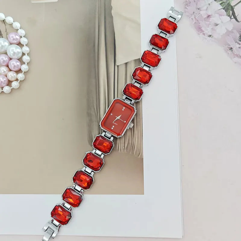 UTHAI CQ412 Fashionable Women watch, light luxury square bracelets, quartz watches, trendy clocks, gifts,watches for woman