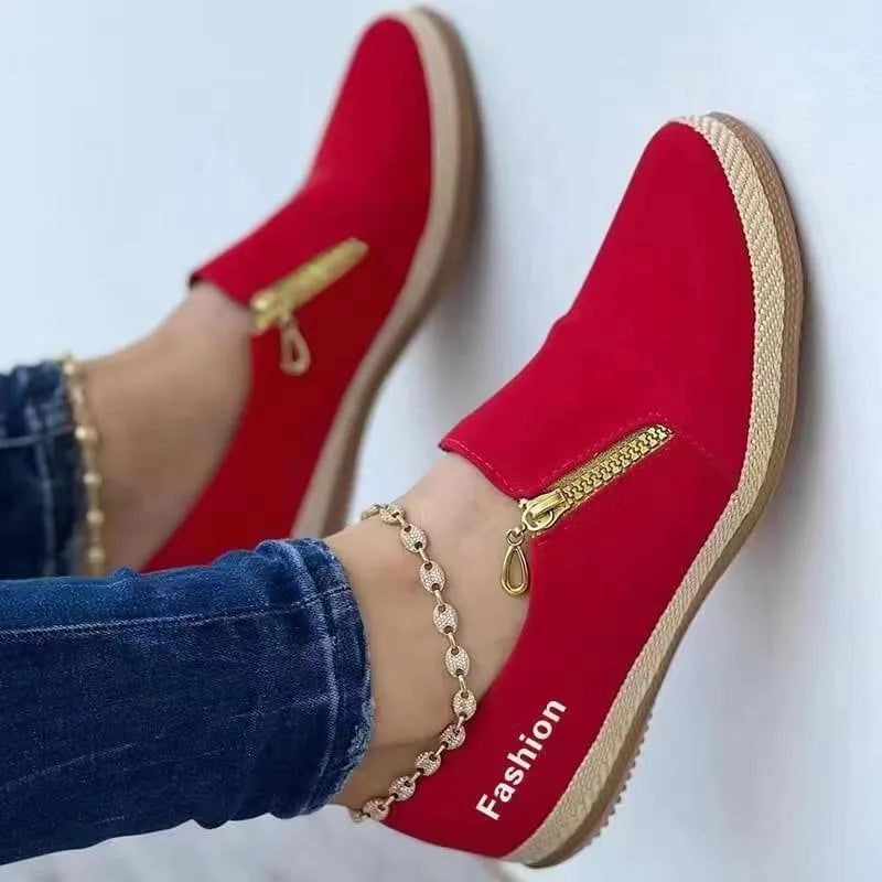 2024 New Women Flats Sports Shoes Autumn Designer Classic Walking Casual Sneakers Rome Fashion Running Shoes Zapatos De Mujer