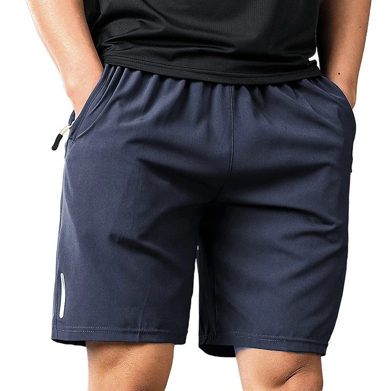 Summer Men's Hiking Shorts Travel Athletic Quick Dry Lightweight Shorts for Men with Zipper Pockets Outdoor Streetwear