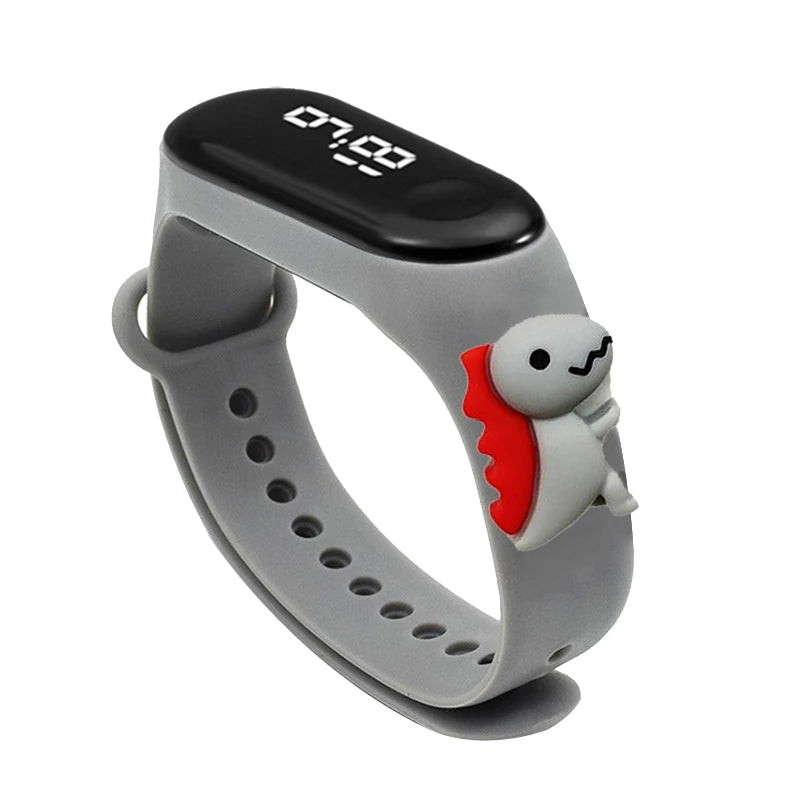 Children Electronic Watch Cartoon Doll Digital Smart Touch Screen Kids Led Watch for Boys Girls Student Waterproof Smartwatch