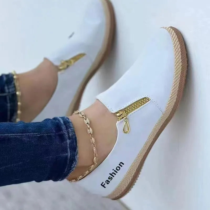 2024 New Women Flats Sports Shoes Autumn Designer Classic Walking Casual Sneakers Rome Fashion Running Shoes Zapatos De Mujer