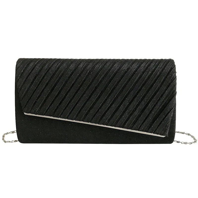 Women Clutch Evening Bag Sequin Clutch Female Wedding Purse Bag Party Handbag Black Blue Chain Shoulder Bag