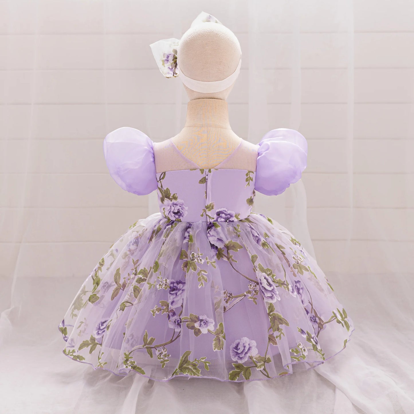 Toddler Girl Summer Casual Dresses Baby Girls Party Dress Kids Wedding Bridesmaid Floral Princess Gown Children Holiday Costumes