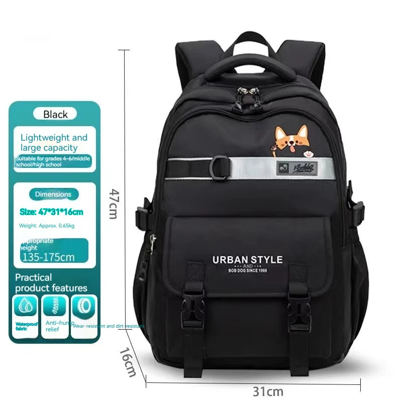 Large Capacity Backpack 2024 New College Style Female Leisure Backpack Fashion Travel Junior High School Students