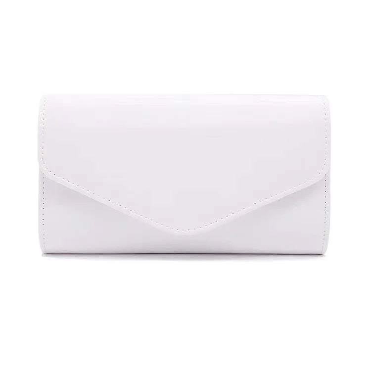 Patent Leather Envelope Clutch Purse Shiny Candy Color Cover Day Clutches Evening Bag for Women Shoulder Handbags Bolso Mujer