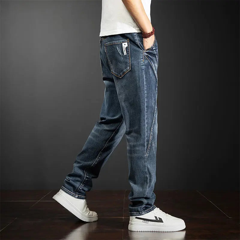 High Quality Summer Thin Denim Jeans Casual Full Length Pants Cargo Men's Clothing Jeans for Men Designer Streetwear Trousers