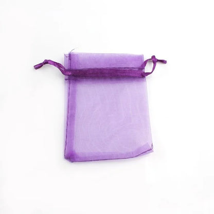 Organza Gift Bag Jewelry Packaging Bag Wedding Party Goodie Packing Favors Cake Pouches Drawable Bags Present 50pcs/lot (4 Size)