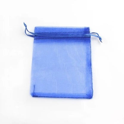Organza Gift Bag Jewelry Packaging Bag Wedding Party Goodie Packing Favors Cake Pouches Drawable Bags Present 50pcs/lot (4 Size)