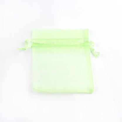 Organza Gift Bag Jewelry Packaging Bag Wedding Party Goodie Packing Favors Cake Pouches Drawable Bags Present 50pcs/lot (4 Size)