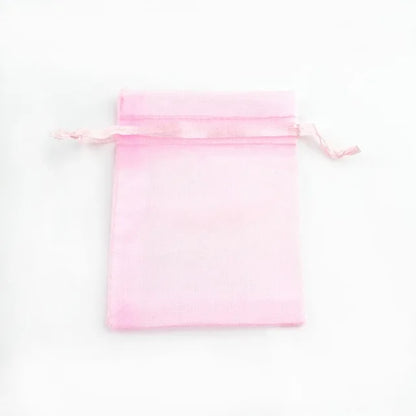 Organza Gift Bag Jewelry Packaging Bag Wedding Party Goodie Packing Favors Cake Pouches Drawable Bags Present 50pcs/lot (4 Size)