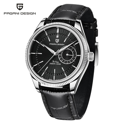 2025 New PAGANI DESIGN Mens Quartz Watches Gold Top Luxury Watch For Man Sapphire Mirror Waterproof Wristwatch Men Leather Clock