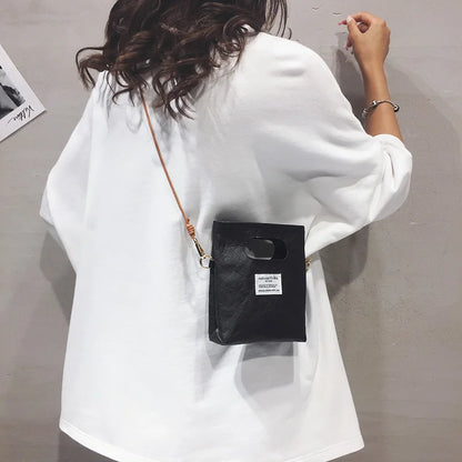 Trendy Paper Bag Style Purses and Handbags for Women Clutch Bag Novetly Shoulder Bag Small Designer Bag Kraft Paper Totes