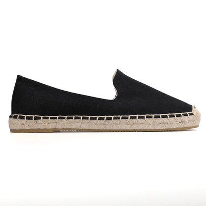 2021 Real Sapatos Espadrilles Women's Fashion Flat Shoes Zapatillas Mujer Spring Slip On Fishermen Hemp Rope Cartoon Linen Girl