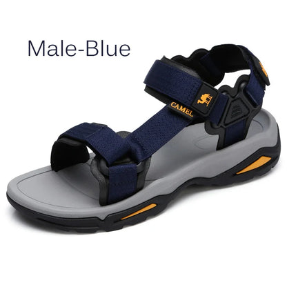GOLDEN CAMEL Men's Sandal Outdoor Casual Shoes for Men Sandal Waterproof Non-slip Hiking Beach Sandals for Men Lightweight Shoes