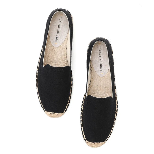 2021 Real Sapatos Espadrilles Women's Fashion Flat Shoes Zapatillas Mujer Spring Slip On Fishermen Hemp Rope Cartoon Linen Girl