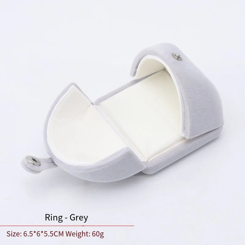 High-Grade Velvet Double Open Jewelry Gift Box, Rings Necklaces Earrings Bracelets Holder for Engagement,Christmas & Anniversary