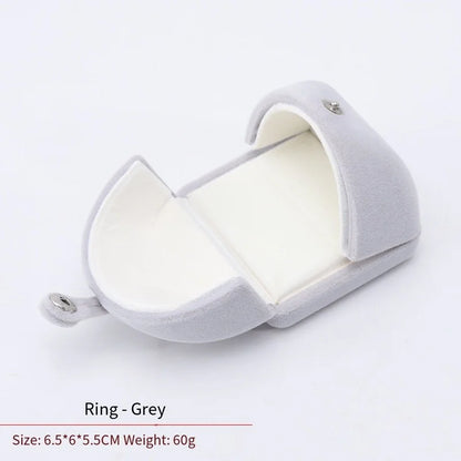 High-Grade Velvet Double Open Jewelry Gift Box, Rings Necklaces Earrings Bracelets Holder for Engagement,Christmas & Anniversary