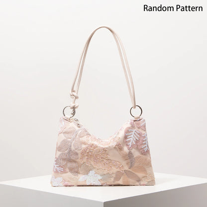 Luxury Shoulder Bag For Ladies，Floral Bag，Prom Bag，Prom Dresses For Women，Prom Accessories，Bridal Party，Sequin Bag