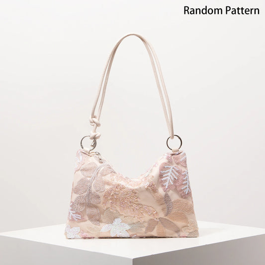 Luxury Shoulder Bag For Ladies，Floral Bag，Prom Bag，Prom Dresses For Women，Prom Accessories，Bridal Party，Sequin Bag