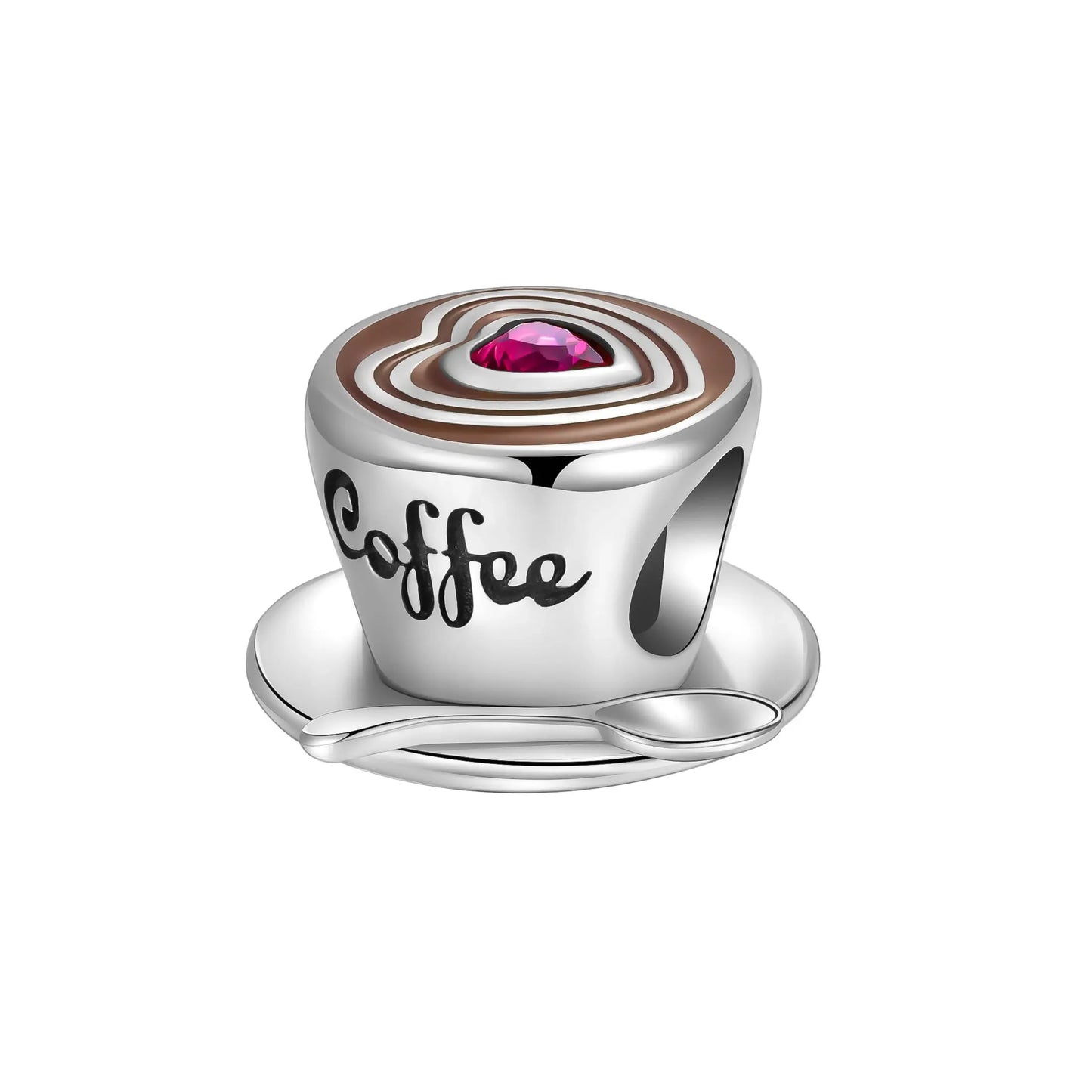 925 Sterling silve Coffee Cup Pumpkin Cart Series Charm Fit 4mm aperture Bracelet Charm Bead Necklace Diy Women Jewelry