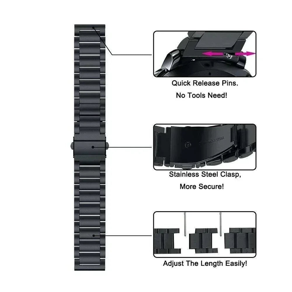 Watch Bracelet Strap for MEVADEN MD56 MD52 Smartwatch Stainless Steel Band for MEVADEN MD56 MD52 Metal Correa Wristband