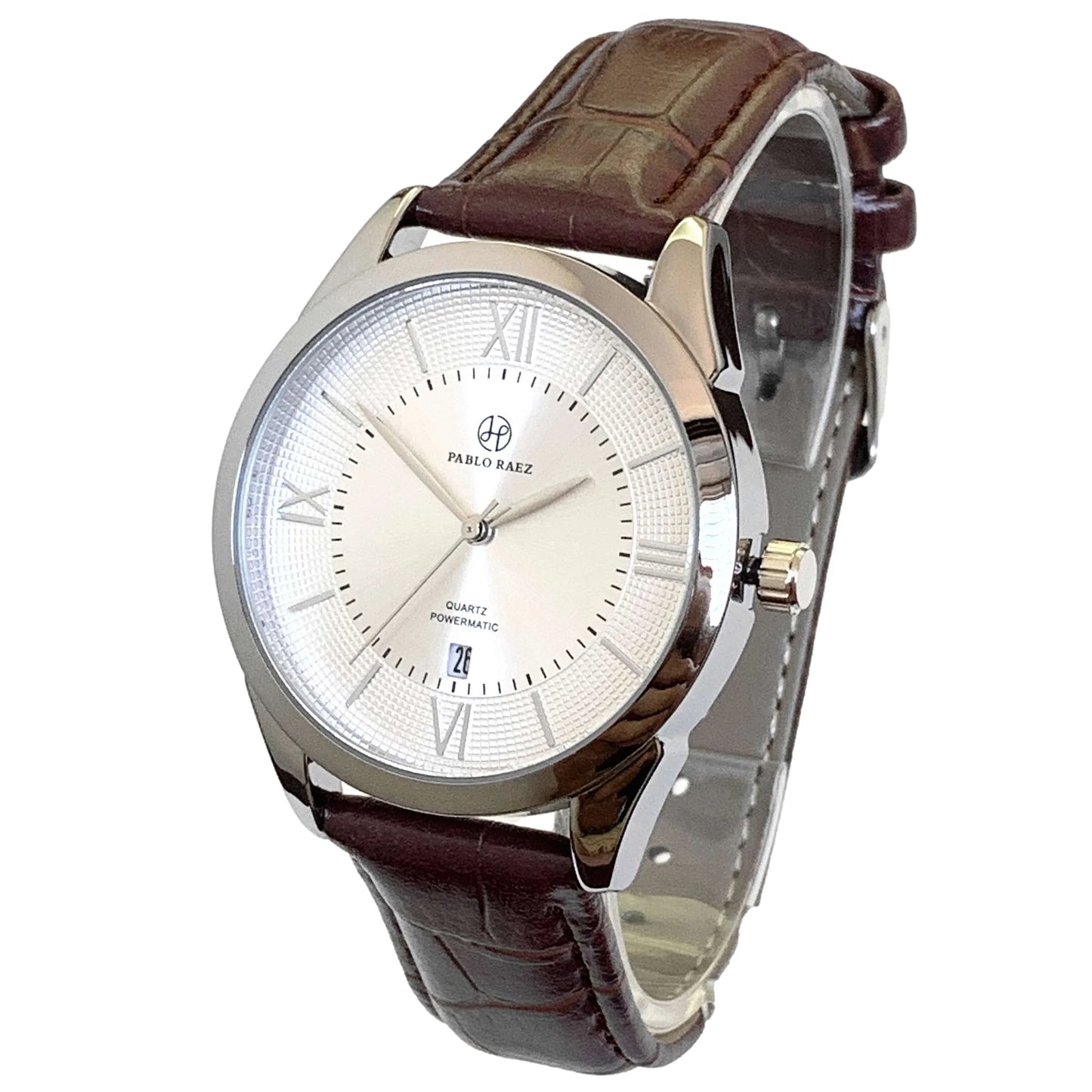 PABLO RAEZ Newest Fashion Quartz Watch Men Genuine Leather Male Wristwatch Top Luxury Brand Business Simple Clock Reloj Hombres