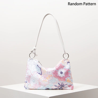 Luxury Shoulder Bag For Ladies，Floral Bag，Prom Bag，Prom Dresses For Women，Prom Accessories，Bridal Party，Sequin Bag