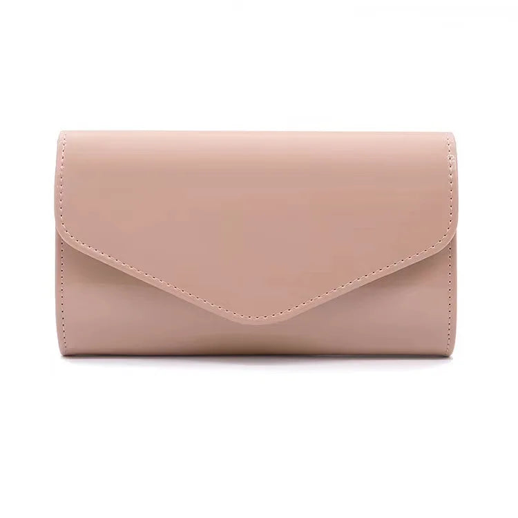 Patent Leather Envelope Clutch Purse Shiny Candy Color Cover Day Clutches Evening Bag for Women Shoulder Handbags Bolso Mujer