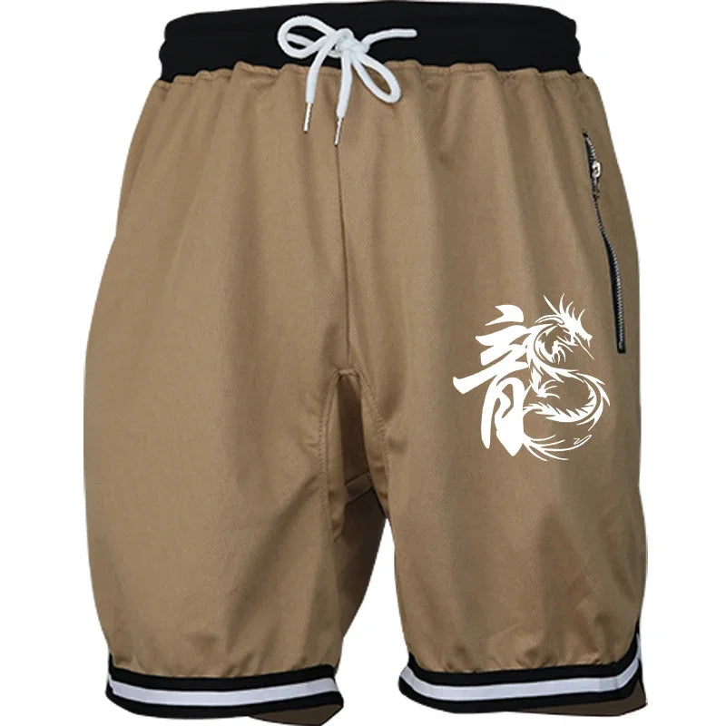 Summer Men Breathable Casual Beach Basketball Comfortable Fitness Sports Shorts Male Bermudas