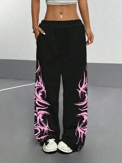 American Fashion Striped Sweatpants Men Women Loose Trend Pants Retro Casual Comfortable Durable Training Outdoor Running Pants
