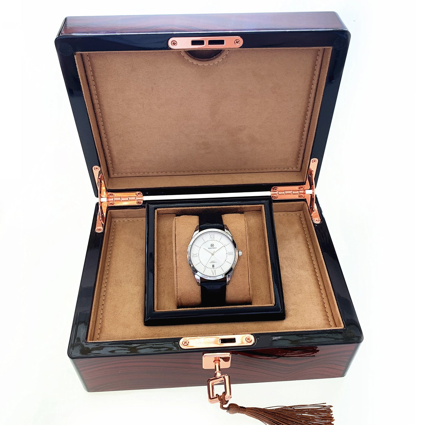 PABLO RAEZ Newest Fashion Quartz Watch Men Genuine Leather Male Wristwatch Top Luxury Brand Business Simple Clock Reloj Hombres