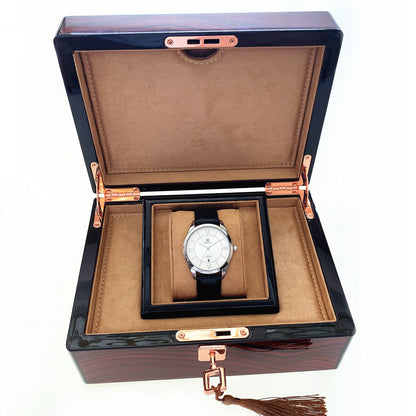 PABLO RAEZ Newest Fashion Quartz Watch Men Genuine Leather Male Wristwatch Top Luxury Brand Business Simple Clock Reloj Hombres