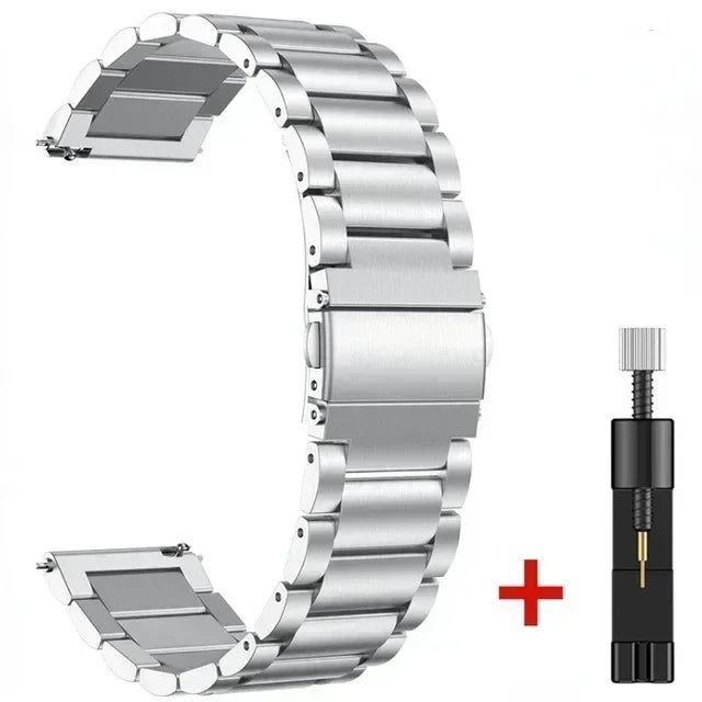 Watch Bracelet Strap for MEVADEN MD56 MD52 Smartwatch Stainless Steel Band for MEVADEN MD56 MD52 Metal Correa Wristband