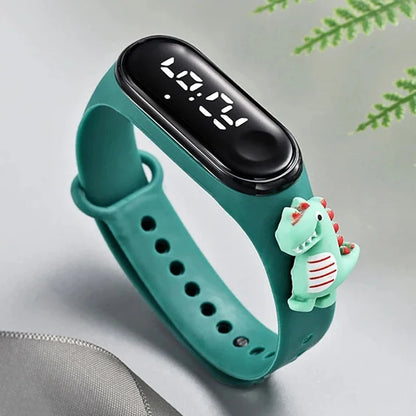 Children Electronic Watch Cartoon Doll Digital Smart Touch Screen Kids Led Watch for Boys Girls Student Waterproof Smartwatch