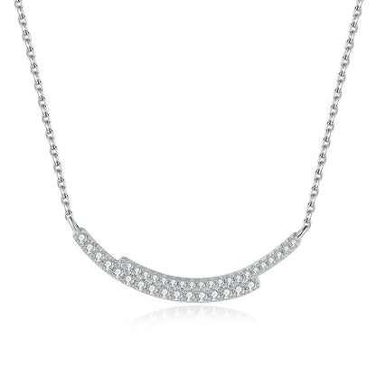 NeeTim D VVS1 Full Moissanite Necklace for Women Lab Diamond S925 Sterling Silver Wedding Party Pendant Necklaces GRA Certified