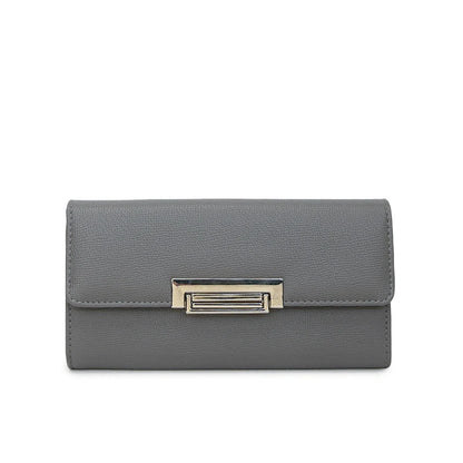 Women Wallet PU Leather Female Purse Fashion Solid Color Minimalist Coin Pocket Long Design Clutch Ladies Business Money Bag
