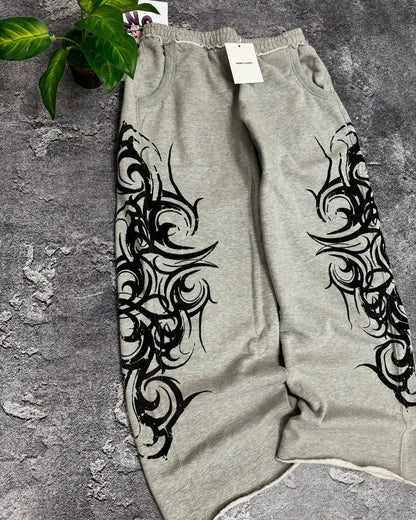 American Fashion Striped Sweatpants Men Women Loose Trend Pants Retro Casual Comfortable Durable Training Outdoor Running Pants