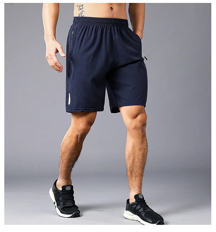 Summer Men's Hiking Shorts Travel Athletic Quick Dry Lightweight Shorts for Men with Zipper Pockets Outdoor Streetwear