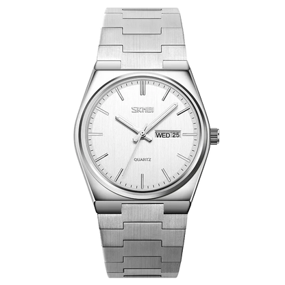 SKMEI 9288 Mens Waterproof Business Wristwatches Man reloj hombre  Casual Quartz Clock Male Full Steel Time Week Sports Watch