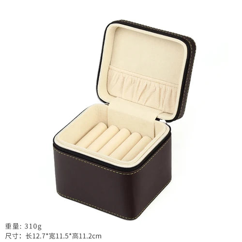 Big Size Jewelry Box Organizer Leather Jewelry Boxes for Women Bracelet Velvet Tray Display Stand Accessories Collection Gift