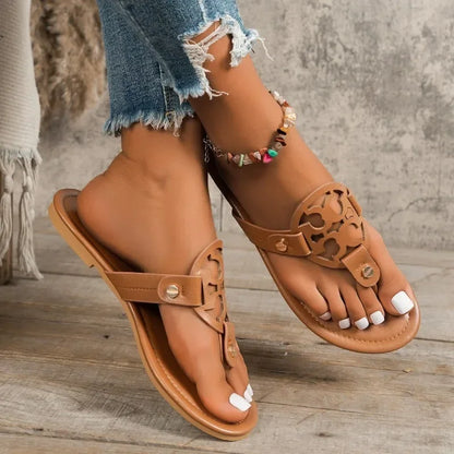 Woman Flat Slippers Candy Color Sandals Casual Bottom Slippers Summer Women Sandals New Shoes for Women