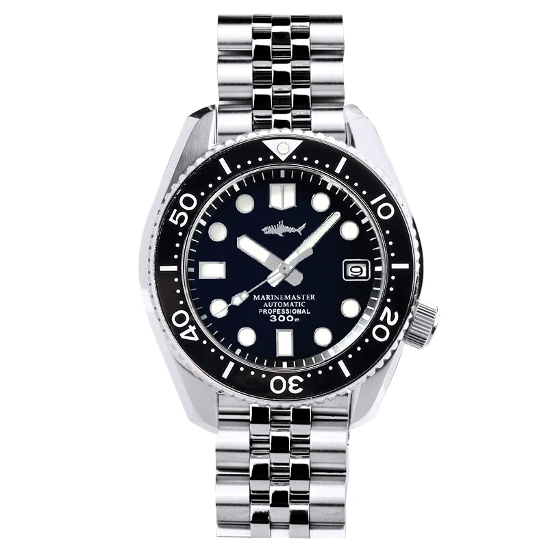 Heimdallr Watch For Men MM300 Sumo SBDX 300M Waterproof Sapphire Crystal Glass C3 Luminous Green Dial NH35 Automatic Movement