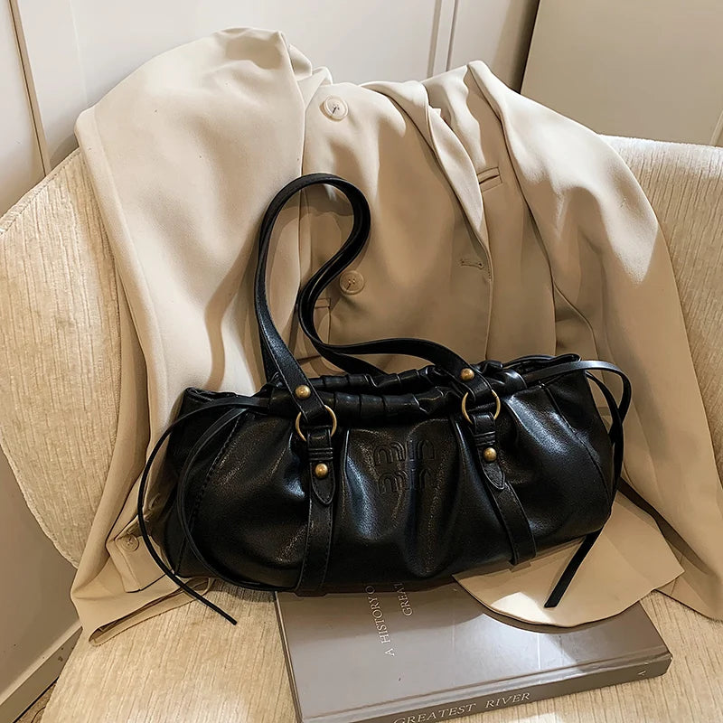 Luxury Brand Handbags Women New Vintage Armpit Totes Bag Large Capacity Commuting Versatile Shoulder Totes Bag Top Quality