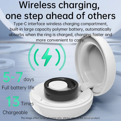 Smart Ring Bluetooth 5.1 Sleep Camera Remote Control Multiple Exercise Modes Wearable Fitness Ring