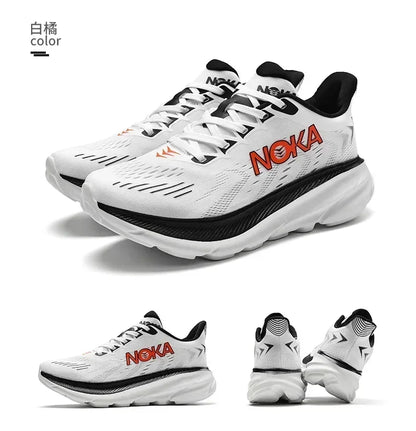 Men's Running Shoes Breathable Cushioning Couple Non-Slip Outdoor Jogging Trainer Race Sneakers Luxury shoes Mesh Off-road Shoes