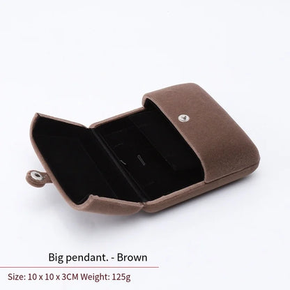 High-Grade Velvet Double Open Jewelry Gift Box, Rings Necklaces Earrings Bracelets Holder for Engagement,Christmas & Anniversary