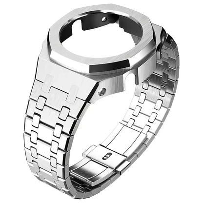 Gen4/5 Mod Kit For Casioak GA2100 Luxury Refit Mod Kit For GMA-S2100 GA-2110 Modification Kit Stainless Steel Case Metal Strap