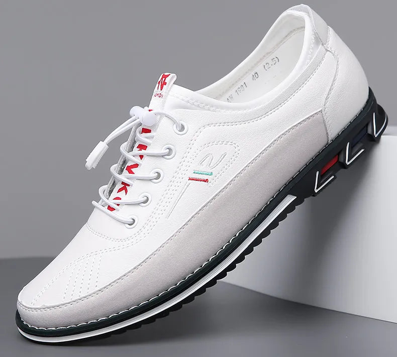 Fashion Sneakers Men Vulcanize Shoes Chunky Flat Comfortable Spring Autumn Platform Mens Shoes Sports Casual Black Shoes