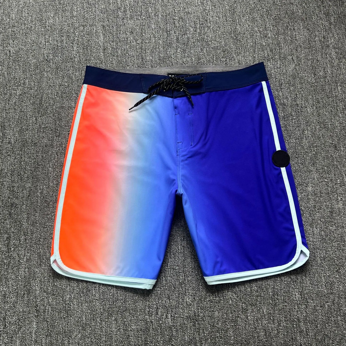 Plus size 28 38 Men's Beach Board Shorts 4-way Stretch Casual Sport Quick dry Waterproof Swim Surfing Diving Bermuda Trunks